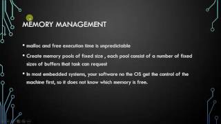 RTOS Session8 Time and Memory Management [upl. by Nyrual]