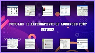 Advanced Font Viewer  Best 13 Alternatives of Advanced Font Viewer [upl. by Anawit]