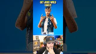 Getting the NEW Juice WRLD Skin EARLY [upl. by Annirak]