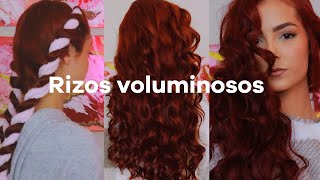 Rizos voluminosos sin calor utilizando cinturón de bata  Celheliz [upl. by Yllim205]