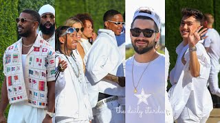 Michael B Jordan Tyga Jeff Wittek James Charles Banks Monty Lopez amp More At 4th Of July Party [upl. by Einahpit]