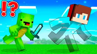 Speedrunner Became INVISIBLE to CHEAT and HIDE vs Hunter in Minecraft  Maizen JJ and Mikey [upl. by Molini852]