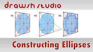 How to Construct Ellipses In Perspective [upl. by Ardnassak]