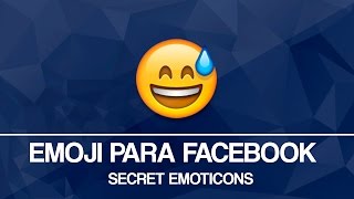 COMO COLOCAR OS EMOJI DO WHATSAPP NO FACEBOOK [upl. by Asihtal]