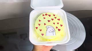 Bento Cake tutorial in hindi  Bento cake for best friend bentocake bentocakeforbff [upl. by Elleoj458]