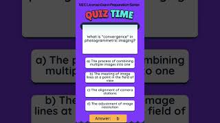 Photogrammetry QUIZ Part 7 NEC License Exam Preparation Series engineeringlicensepreparation [upl. by Relyhcs]