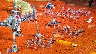 Building the Battlefield  LEGO Geonosis Update [upl. by Aicenek]