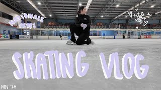 nationals prep 2024  adult figure skating vlog  mads skates [upl. by Ardaid]