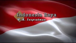 Karaoke ♬ WR Soepratman  Indonesia Raya ♬ Lirik Lagu BRASS [upl. by Rabah]