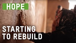 Stories of Hope  Rebuilding homes in Iraq  Oxfam GB [upl. by Nennek]