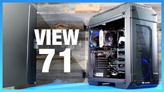 Thermaltake View 71 Review Unique Thermal Behavior [upl. by Idihsar]