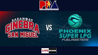 Barangay Ginebra vs Phoenix Fuel Masters  PBA Governors Cup Live Scoreboard [upl. by Gustav]