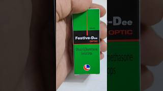 Festive Dee drop  Ofloxacin and dexamethasone Eyeear drops use [upl. by Marabelle]