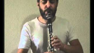 PAGANINI Caprice No24 on clarinet by PETAR TANESKI [upl. by Tivad]