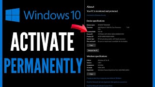 How To Activate Windows 10 Permanently  Full Guide 2024 [upl. by Hedda]