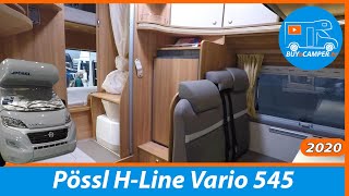 4 Berths  54 meter  Poessl H Line Vario 545  Campervan Tour  bestseller [upl. by Kiehl]