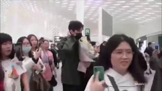 Dimash 2312 2018 from Shenzhen airport to Beijing Part 2 [upl. by Aicnelev334]