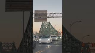 Wonderful view of Jacques Cartier Bridge  Montréal life moments travel nature quebec [upl. by Snider]