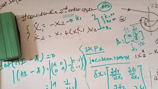 solving second order non linear system at equilibrium point [upl. by Atile]