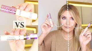 TARTE SHAPE TAPE VS CREASELESS CONCEALER WHICH ONE WINS UNSPONSORED TRUTH [upl. by Hurd]