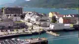 Andalsnes Norway Cruise Pier [upl. by Lexa]