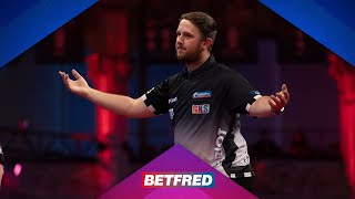 Callan Rydz shocks Rob Cross at the World Matchplay [upl. by Nylloc]