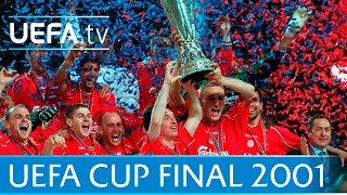 2001 UEFA Cup final highlights  LiverpoolAlaves [upl. by Yerffoej758]