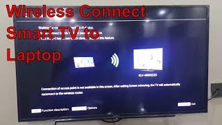 Wireless Connect Laptop to Sony Bravia TV in Hindi  Sony Bravia Screen Mirroring Connect Laptop [upl. by Cappello50]