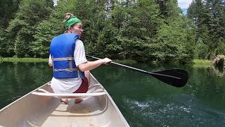 💚GSHCC Canoeing Fun Patch on Lake Nettie Hunter [upl. by Yttisahc]