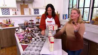 Davids Cookies 20 15oz Brownies in Set of 2 Gift Boxes on QVC [upl. by Dualc]