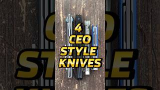 4 CEO Style Pocket Knives edc shorts youtubeshorts knife blade [upl. by Trstram437]