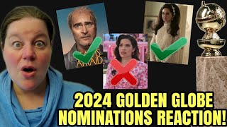 GOLDEN GLOBE 2024 NOMINATIONS LIVE REACTION What Was The BIGGEST Surprise Nomination This Year [upl. by Ethelind]