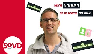 Welche Altersrente ist die richtige für mich [upl. by Niuq]