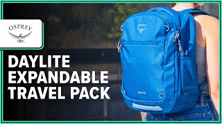 Osprey Daylite Expandable Travel Pack 266 Review 2 Weeks of Use [upl. by Ttehc]