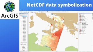 ArcGIS tips NetCDF data symbolization [upl. by Ebony]