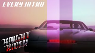 Every Knight Rider Intro Seasons 14  Knight Rider [upl. by Lesab]