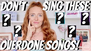 OVERDONE MUSICAL THEATRE AUDITION SONGS WHY YOU SHOULDNT SING THEM  Lucy StewartAdams [upl. by Ailuy]