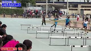 60 m Vallas Varones Categoría A Semifinal 02 Juegos Escolares Etapa Macroregional 2024 Lima Perú [upl. by Hamas]