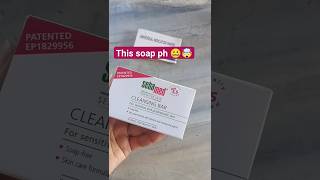 How does this famous sebamed soap ph went 😱🤯shorts skincare beauty phtest soap sebamed viral [upl. by Lonne369]