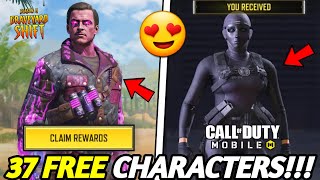 NEW How To Get 37 FREE Character Skins In Cod Mobile [upl. by Falkner995]