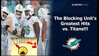 NO BS Film Study Dolphins Blocking vs Titans [upl. by Viviana]