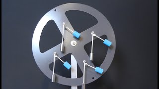 Overbalanced wheel with earingshaped weights [upl. by Crispas500]