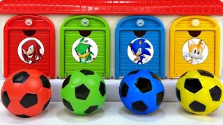 Oddly ASMR Garage  How I Made Pj Mask On Rainbow Beads in 4 Colors Soccer Squishy Balls Satisfying [upl. by Mendelson272]