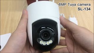 2K WIFI SMART мини IP камера Tuya с питанием от USB SL134 [upl. by Anatlus776]