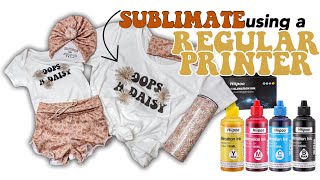 Converting regular printer into SUBLIMATION PRINTER  FOR BEGINNERS [upl. by Atalee]