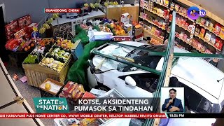 Kotse aksidenteng pumasok sa tindahan  SONA [upl. by Laughton]