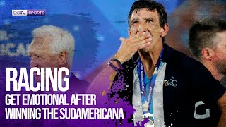 This is how Racing exploded after winning the Sudamericana beIN SPORTS USA [upl. by Nywled305]