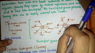 Soaps amp Synthetic Detergents  Oils amp Fats  BSc 3rd Year Organic Chemistry [upl. by Saleme65]