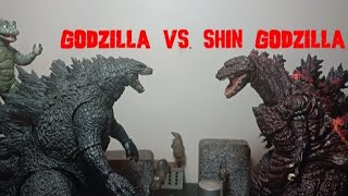 Godzilla vs Shin Godzilla stop motion [upl. by Askari342]