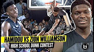 Hamidou Diallo vs Zion Williamson INSANE High School Dunk Contest 2020 NBA Contest Preview [upl. by Nilcaj]